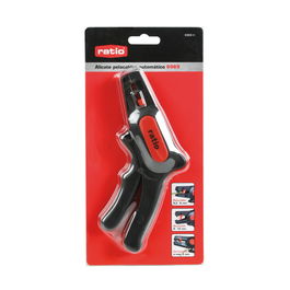 RATIO 6969 Alicate Pelacables Automático con Cuchilla de Acero SK5 y Selector de Longitud