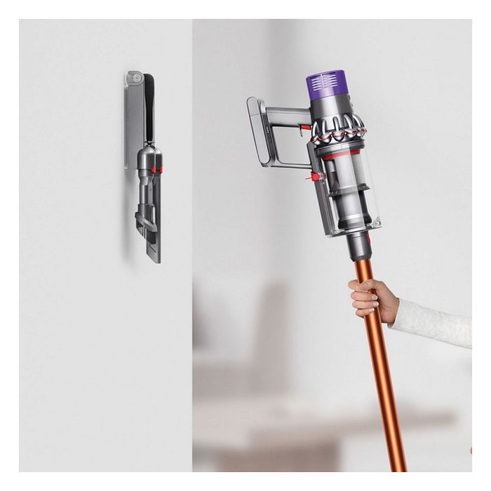 Dyson Cyclone V10 Absolute Aspiradora Escoba Sin Bolsa 2 en 1, Cobre/Níquel, 60 Min Autonomía, 150 AW Succión, para Alfombra y Suelo Duro