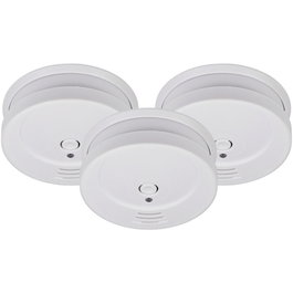 Brennenstuhl Pack de 3 Detectores de Humo con Batería de 9V
