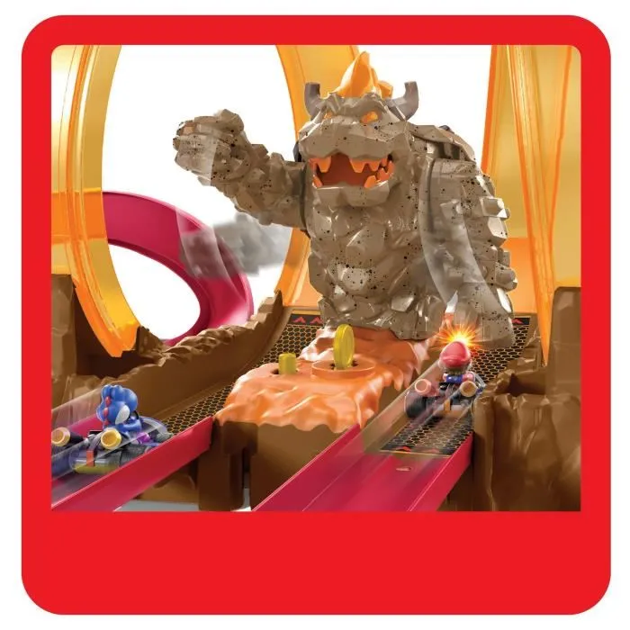 HOT WHEELS Mario Kart Carrera caótica Castillo de Bowser