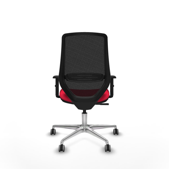 PIQUERAS Y CRESPO Silla de oficina Mardos con mecanismo Sincro, Rojo y Negro PIQUERAS Y CRESPO Silla de oficina Mardos con mecanismo Sincro, Rojo y Negro