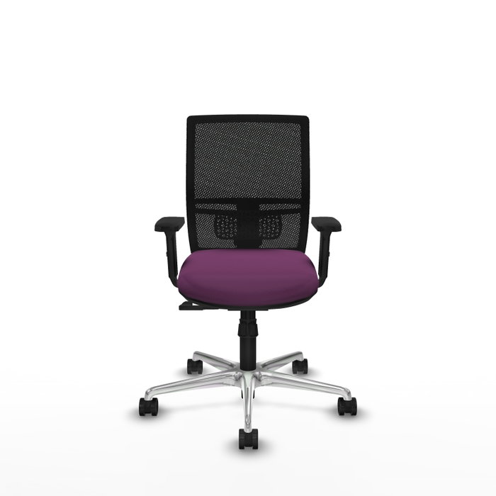 PIQUERAS Y CRESPO Silla de oficina Yunquera con mecanismo Sincro, Morado y Negro PIQUERAS Y CRESPO Silla de oficina Yunquera con mecanismo Sincro, Morado y Negro