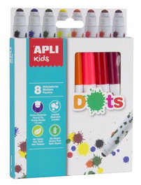 Rotulador Apli Dots Estuche De 8