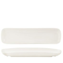 Summa Set de 6 Fuentes Rectangulares Gastrobar Marfil 34x9 cm
