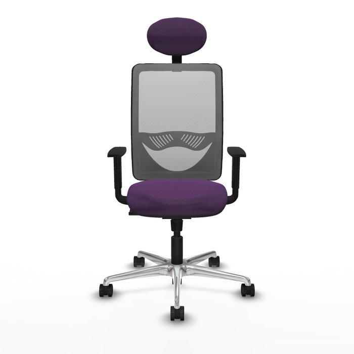 PIQUERAS Y CRESPO Silla de oficina Zulema con Mecanismo Sincro, Morada y Gris PIQUERAS Y CRESPO Silla de oficina Zulema con Mecanismo Sincro, Morada y Gris