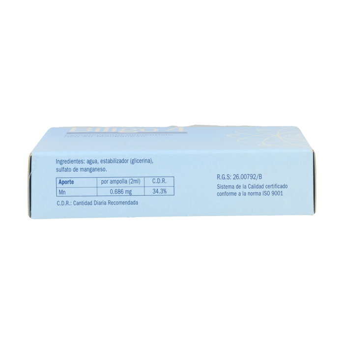 Plantis Biligo 4 Manganeso 20 ampollas de 2 ml