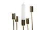 DKD Home Decor Candelabro Dorado Metal 11 x 32 x 11 cm (4 Unidades)