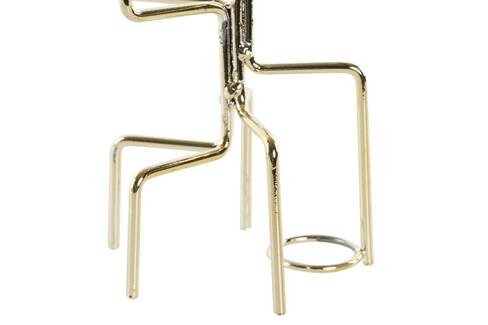 DKD Home Decor Candelabro Dorado Metal 11 x 32 x 11 cm (4 Unidades)