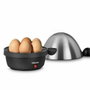 Tristar EK-3076 Cocedor de huevos para 7 huevos, Negro y Acero inoxidable