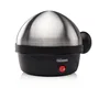 Tristar EK-3076 Cocedor de huevos para 7 huevos, Negro y Acero inoxidable