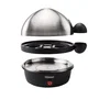 Tristar EK-3076 Cocedor de huevos para 7 huevos, Negro y Acero inoxidable