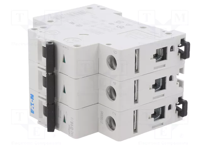 EATON ELECTRIC FAZ-D16/3 Interruptor magnetotérmico 3 polos 16A 15kA
