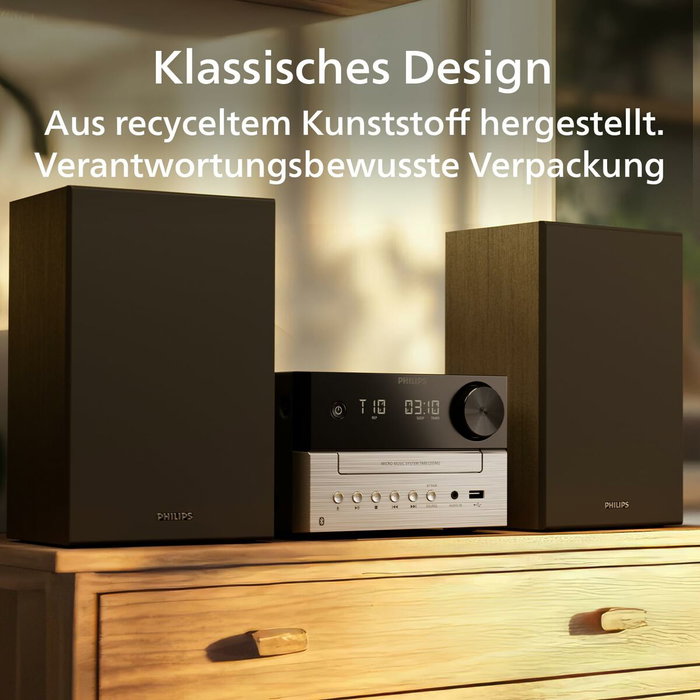 Philips Microcadena TAM3205M2/12 con Bluetooth 5.4 y 20 W RMS Philips Microcadena TAM3205M2/12 con Bluetooth 5.4 y 20 W RMS