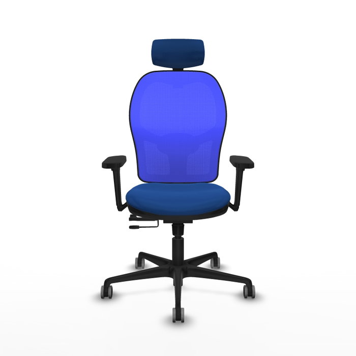 PIQUERAS Y CRESPO Silla de oficina Jorquera Azul con mecanismo Sincro/Traslack y brazos 3D PIQUERAS Y CRESPO Silla de oficina Jorquera Azul con mecanismo Sincro/Traslack y brazos 3D