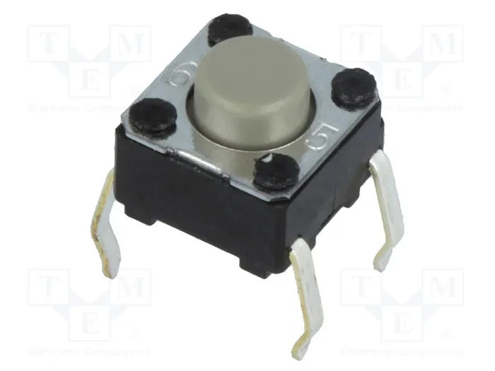 Aratas (Formerly Omron Components) Microconmutador TACT B3F-1022 SPST-NO Aratas (Formerly Omron Components) Microconmutador TACT B3F-1022 SPST-NO