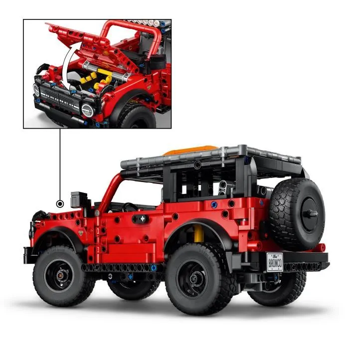 LEGO 42213 Ford Bronco SUV Set de construcción coleccionable para niños a partir de 9 años