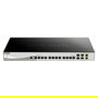 D-Link DXS-1210-16TC/E - Conmutador Smart Managed L2 de 16 Puertos (12x 10GBase-T, 4x SFP+/Combo), 10 Gigabit, Montaje en Rack, 320 Gbps