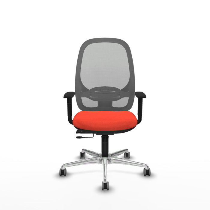 PIQUERAS Y CRESPO Silla de oficina Cilanco Naranja oscuro y Gris PIQUERAS Y CRESPO Silla de oficina Cilanco Naranja oscuro y Gris