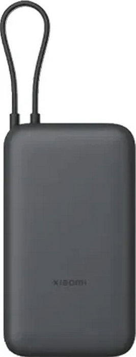 XIAOMI Power Bank 20000mAh con cable integrado, Gris oscuro