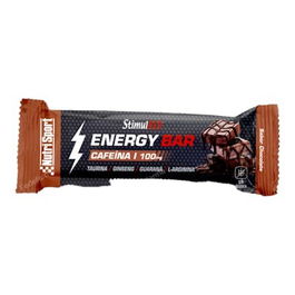 NUTRISPORT Barrita Stimul Red Chocolate 24 Uds - Barrita Energética y Estimulante con Taurina, L-Arginina y Cafeína para Antes del Ejercicio o Aporte Diario