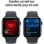 Apple Watch SE (GPS) 44 mm Caja de Aluminio Negro MXEJ3QF/A - Correa Deportiva Negra