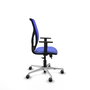 PIQUERAS Y CRESPO Silla de oficina Motilla con mecanismo Sincro/Traslack, Azul