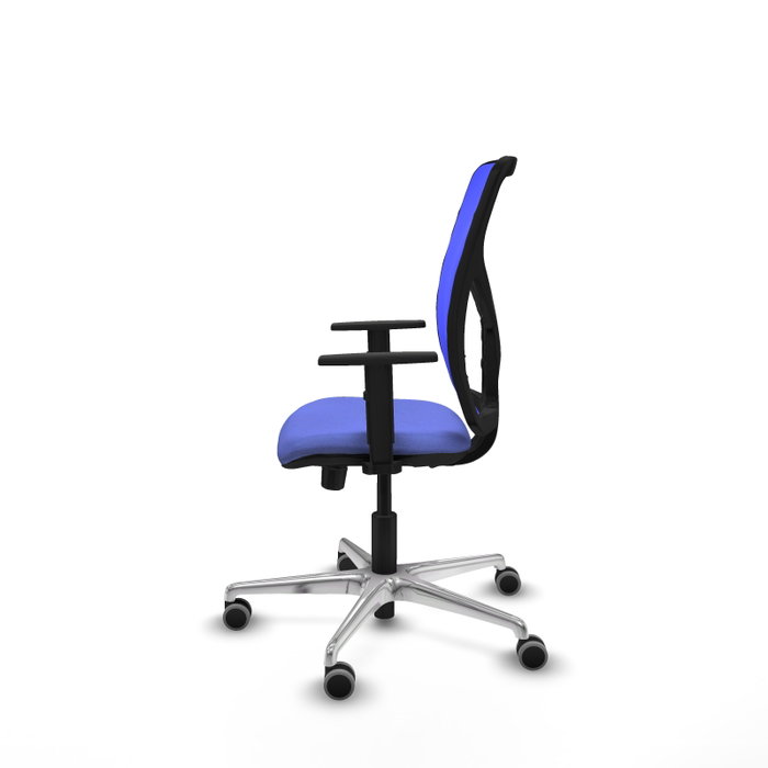 PIQUERAS Y CRESPO Silla de oficina Motilla con mecanismo Sincro/Traslack, Azul PIQUERAS Y CRESPO Silla de oficina Motilla con mecanismo Sincro/Traslack, Azul