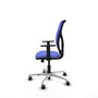 PIQUERAS Y CRESPO Silla de oficina Motilla con mecanismo Sincro/Traslack, Azul