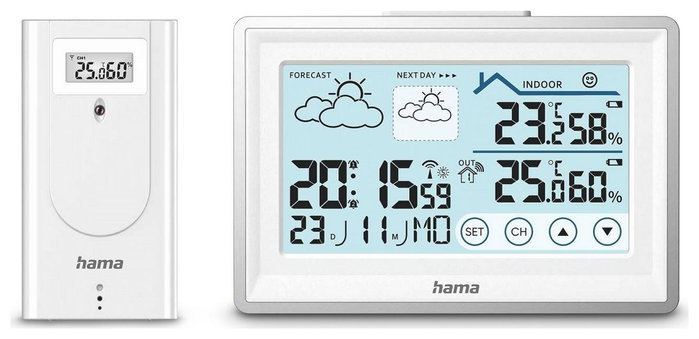 Hama Bahamas Termómetro e Higrómetro Blanco Hama Bahamas Termómetro e Higrómetro Blanco