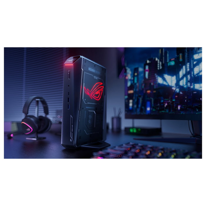 ASUS ROG NUC RNUC15JNK7X569A2 Mini PC Gamer Intel Core Ultra 7 255HX 16 GB DDR5 1 TB SSD NVMe M.2 NVIDIA GeForce RTX 5060 13 TOPS NPU Wi-Fi 7 Windows 11 Home Negro