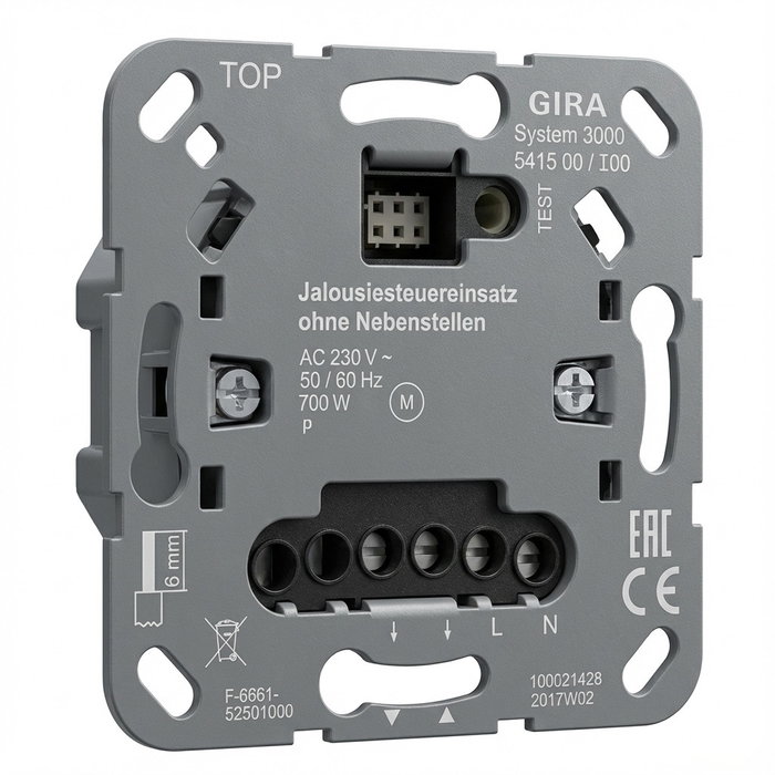GIRA 541500 S3000 Unidad de inserción para control de persianas GIRA 541500 S3000 Unidad de inserción para control de persianas