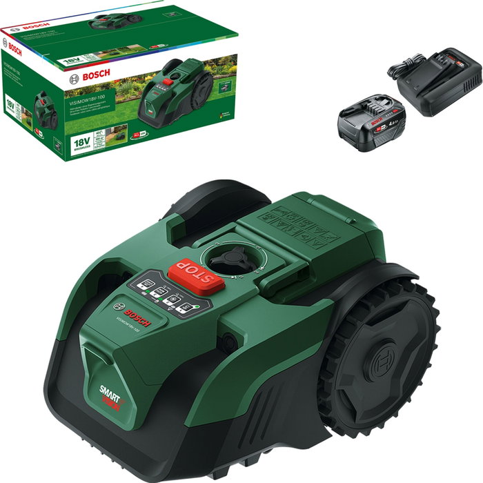 Bosch VisiMow 18V-100 Set Cortacésped Robótico Bosch VisiMow 18V-100 Set Cortacésped Robótico