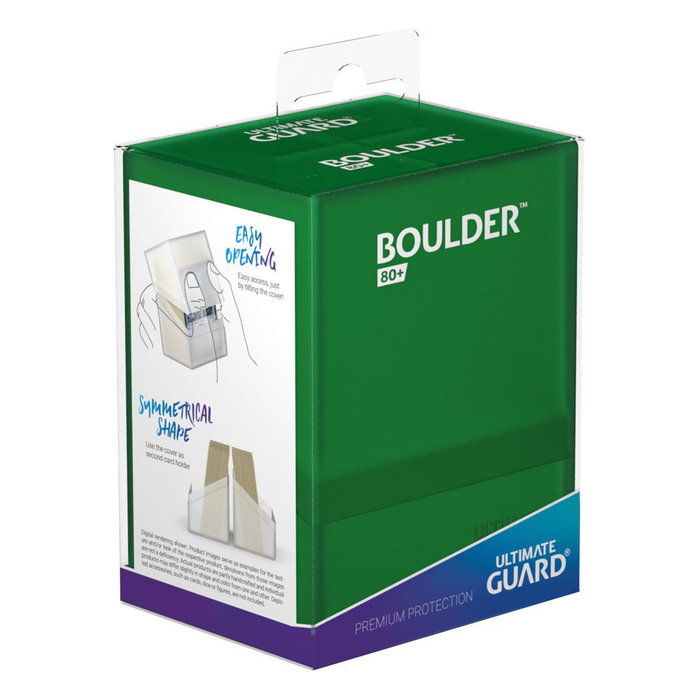 Ultimate Guard Boulder 80+ - Emerald Ultimate Guard Boulder 80+ - Emerald