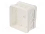 OBO Bettermann OBO A 11 HF RW Caja de derivación de cables 85x85x40 PE blanco RAL9010