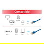 EQUIP 606135 Cable Patch Cat6A F/FTP 2xRJ45 2m Azul Slim LSZH