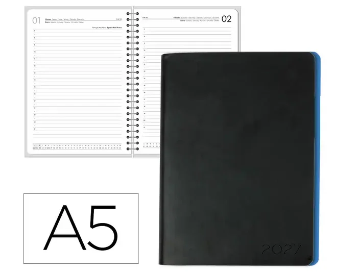 Liderpapel Agenda Sifnos 2027 Día Página A5 Azul Liderpapel Agenda Sifnos 2027 Día Página A5 Azul