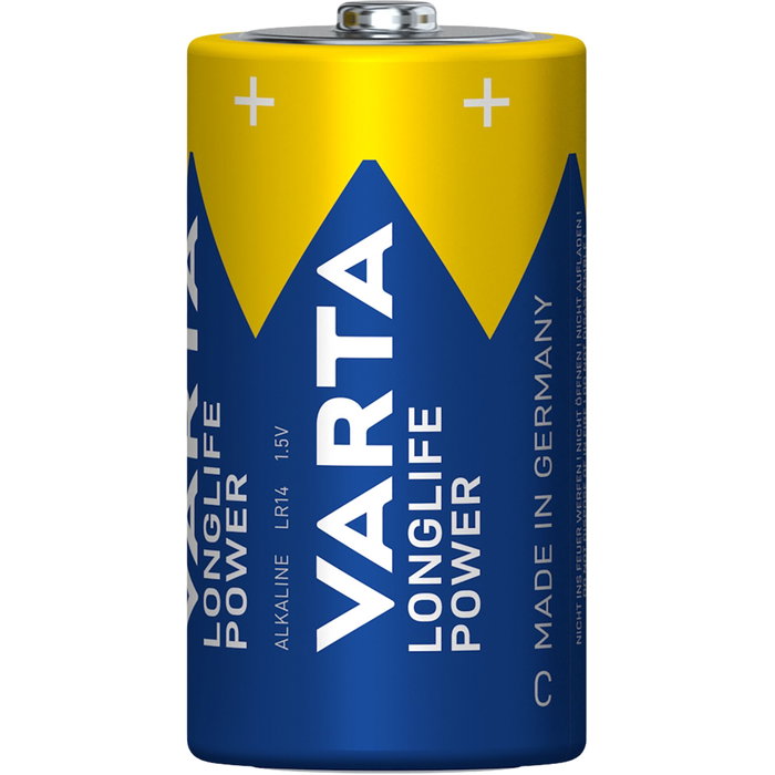 Varta Pila alcalina Longlife Power C - LR14 (Blister 2 unid.) Varta Pila alcalina Longlife Power C - LR14 (Blister 2 unid.)