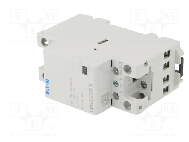 EATON ELECTRIC Contactor 4-polar CMUC 25A 230VAC/230VDC EATON ELECTRIC Contactor 4-polar CMUC 25A 230VAC/230VDC