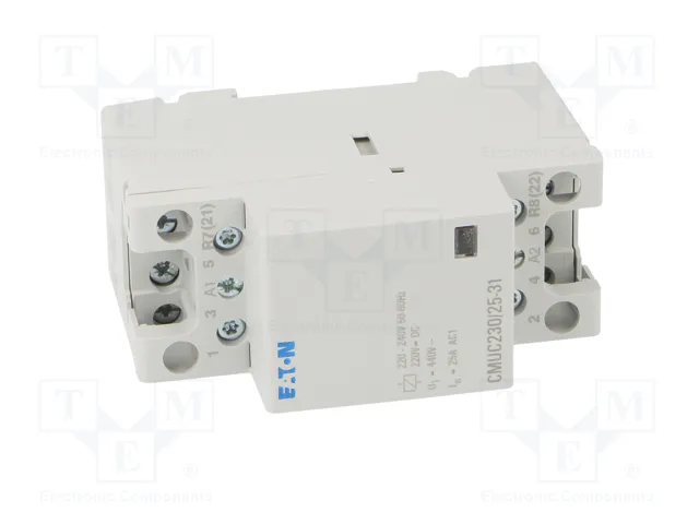 EATON ELECTRIC Contactor 4-polar CMUC 25A 230VAC/230VDC EATON ELECTRIC Contactor 4-polar CMUC 25A 230VAC/230VDC