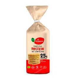 El Granero Tortitas Protein De Lentejas Bio Vegan Sin Gluten 125 Gr