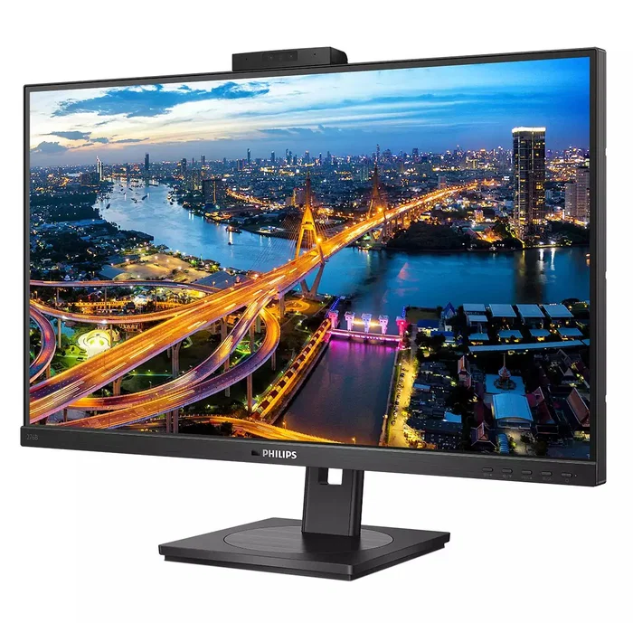 Philips 276B1JH/00 - Monitor 27" IPS QHD 2560x1440, USB-C 100W, Cámara Web, Altavoces, DisplayPort, HDMI, Ahorro Energético