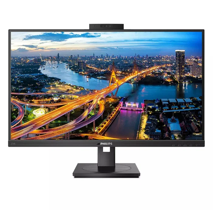 Philips 276B1JH/00 - Monitor 27" IPS QHD 2560x1440, USB-C 100W, Cámara Web, Altavoces, DisplayPort, HDMI, Ahorro Energético