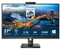 Philips 276B1JH/00 - Monitor 27" IPS QHD 2560x1440, USB-C 100W, Cámara Web, Altavoces, DisplayPort, HDMI, Ahorro Energético