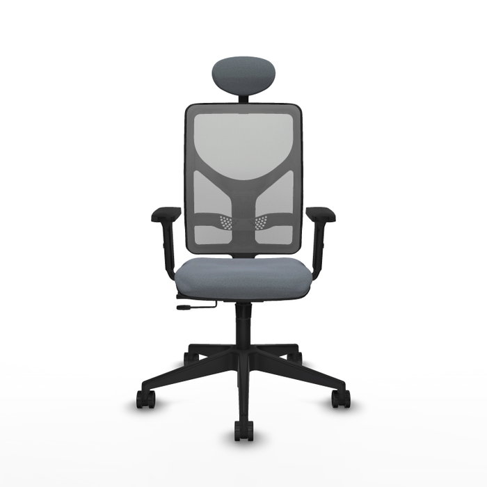 PIQUERAS Y CRESPO Silla de oficina Motilla Gris con Mecanismo Sincro/Traslack