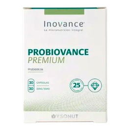 INOVANCE Probiovance Premium 30 Cápsulas Complemento Alimenticio para el Confort Intestinal y Sistema Inmunitario