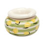 Home Deco Factory Cenicero Agua Colección Bain De Soleil Motivo Limones Diámetro 10 cm Altura 6.5 cm