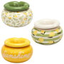 Home Deco Factory Cenicero Agua Colección Bain De Soleil Motivo Limones Diámetro 10 cm Altura 6.5 cm