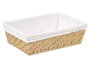 KIPIT Cesta Rectangular 52x38cm Madera-Blanco