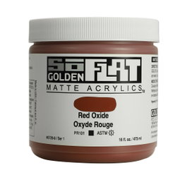 Golden SoFlat Óxido Rojo 473 ml