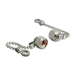 DeLOCK Tapa de protección HF SMA para conector SMA hembra con cadena